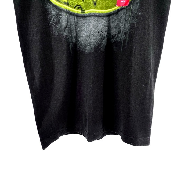 DC Comics NWT Mens Batman Logo Graphic T Shirt Small Black Yellow Bat Signal - Picture 9 of 13